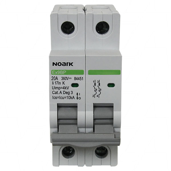 Noark N84451-2P-MCB 20A/360VDC